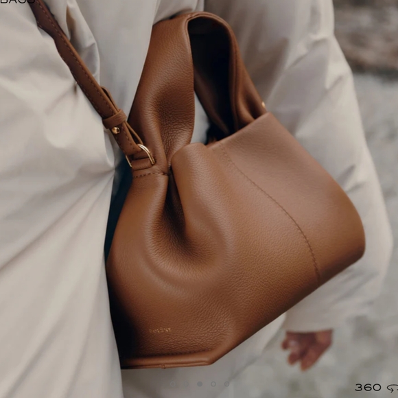Polene Handbags - SOLD DIRECT like new cond NWT Polene mini neuf leather bag from Italy & France!!